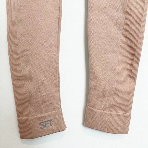 Set Active Sculpt Flex Seamless High Rise Leggings Ribbed Size Small - Picture 7 of 9